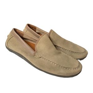 Tommy Bahama Suede Leather Naples Venetian Perforated Loafers